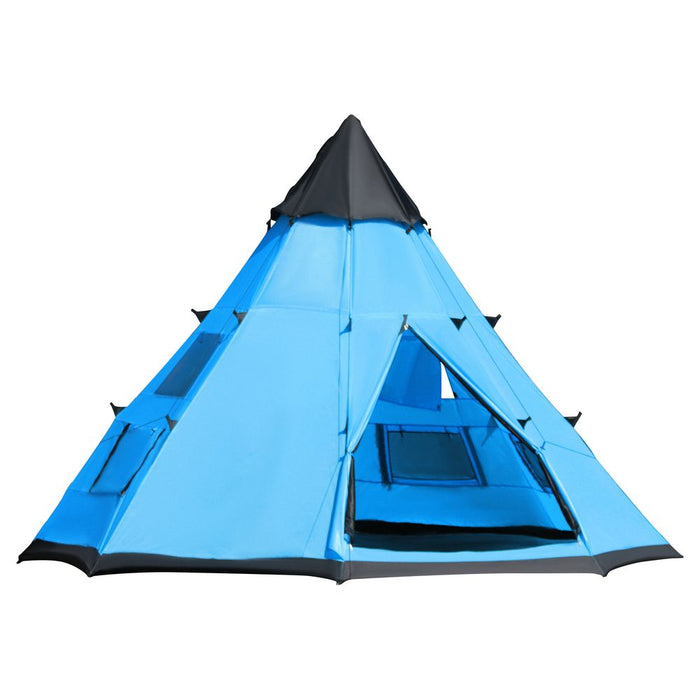 High-Quality 6-7 Person Large Family Camping Tent with Carrying Bag