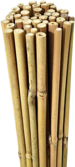 Premium 6FT (180cm) Bamboo Garden Canes, Pack of 150 - Versatile & Eco-Friendly