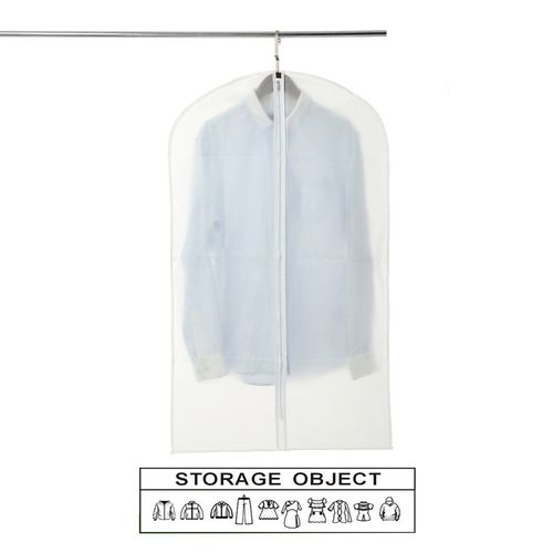 10x Clear Coat Dress Garment Clothes Cover Dust Protector Travel Bag with Zip