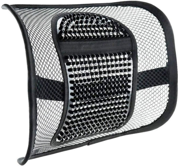 Premium Back Support for Improved Posture and Comfort - Quick and Easy Install - Fits Any Seat - Breathable Mesh Fabric