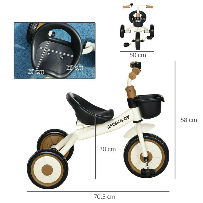 Premium Kids Trike: Adjustable Seat, Basket, Bell | Ages 2-5 | Top Quality