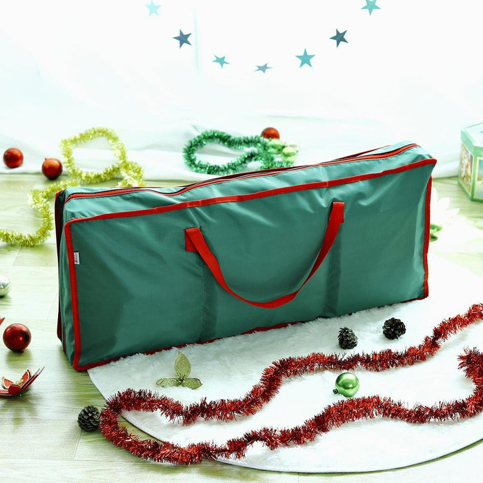 Christmas Xmas Gift Wrap Storage Bag [Green,0008941] - Organize, Store, & Protect Your Wrapping Paper & Accessories