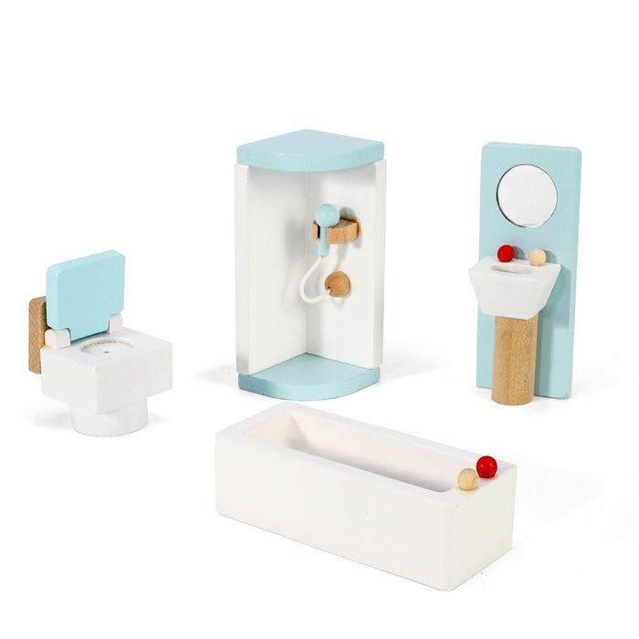 Premium Soka Room Playset - Best Quality Wooden Dollhouse Furniture - Hours of Creative Fun - Certified Safe - Ideal Gift