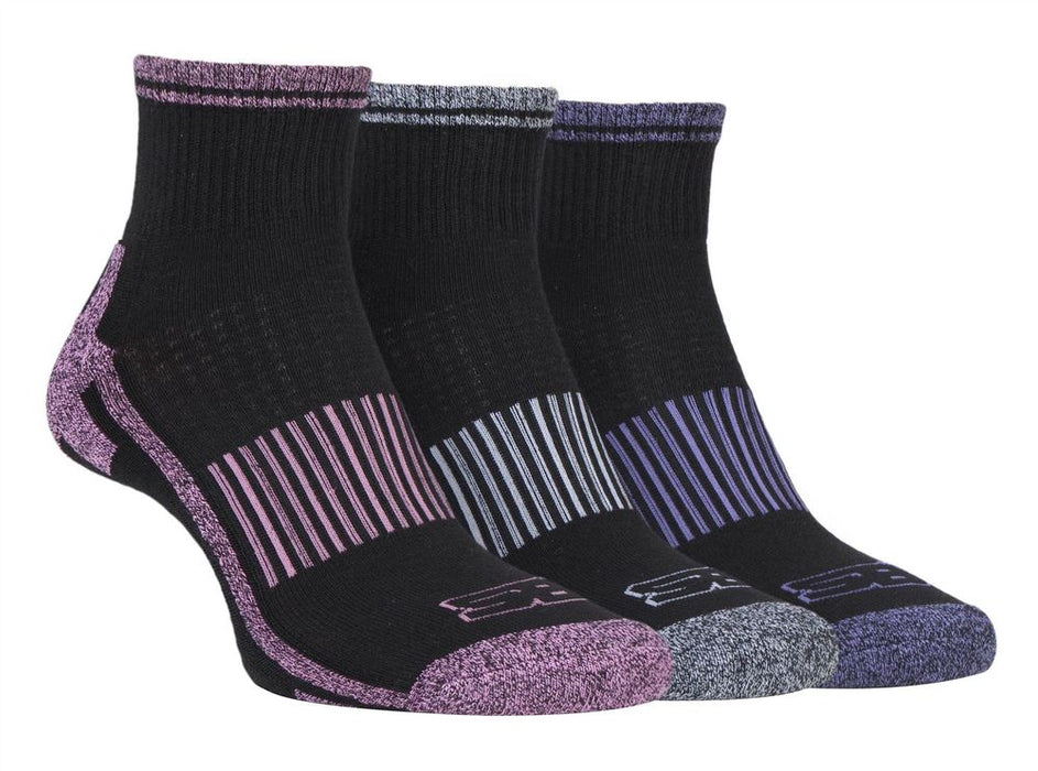 Storm Bloc - 3 Pairs Ladies Sport Ankle Socks