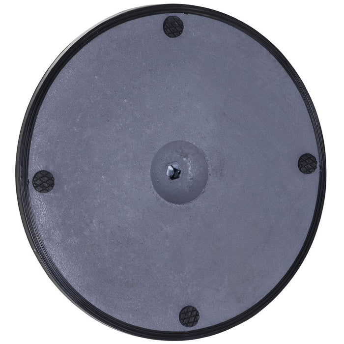 20kg Umbrella Base - Grey/Black, High Quality Steel & Cement, Accommodates 34mm/38mm Poles, Sturdy & Stable