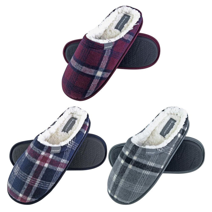 Dunlop - Mens Slippers - CHECKERED 7179