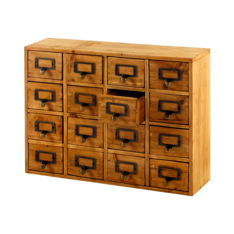 16-Drawer Storage Drawers, 35x15x46.5cm, Ideal for Crafts, Jewelry, Makeup