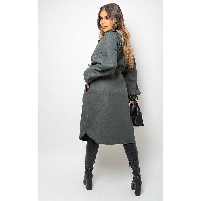 Giana Oversized Belted Trench Coat - Effortless Elegance, All-Weather Versatility!