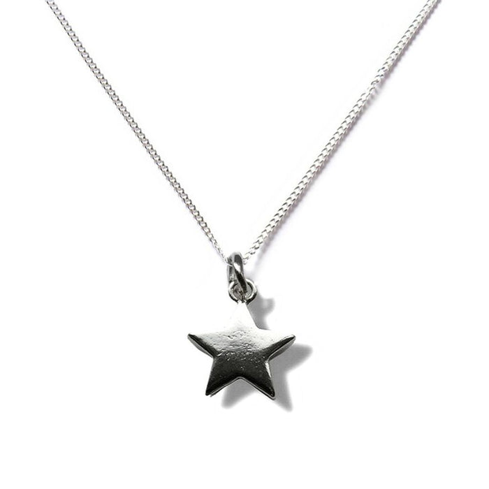 Best Quality Star Silver Necklace - Perfect Gift for Birthdays, Christmas, Graduations - 16/18 inch Sterling Silver Chain - Free Gift Box