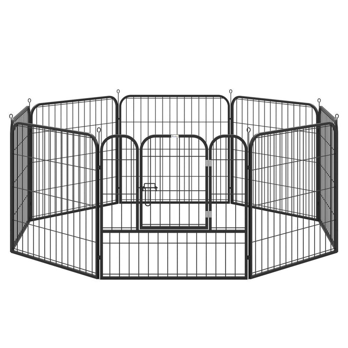 Premium Metal Pet Playpen - Foldable, 4 Sizes, Secure, Indoor/Outdoor - Dog Rabbit Puppy Cage Run Fence - Best Quality