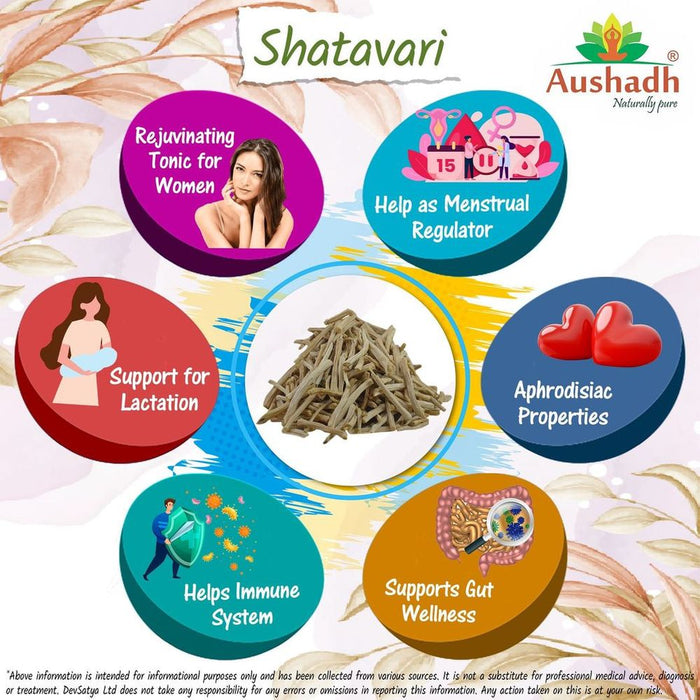 Premium Shatavari Powder - 'Queen of Herbs' for Women - High Quality & Authentic - Boosts Well-being & Vitality