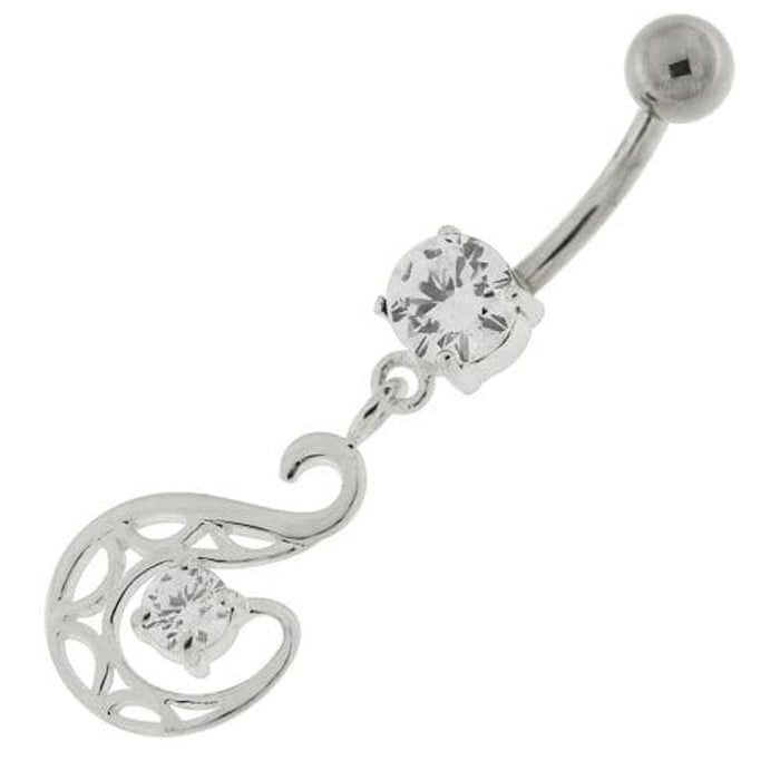 Dangling Fashion Swan Navel Belly button Ring