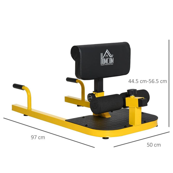 Ultimate 3-in-1 Squat Machine: Sit Up, Push Up, Leg Exercise - Adjustable, High Quality