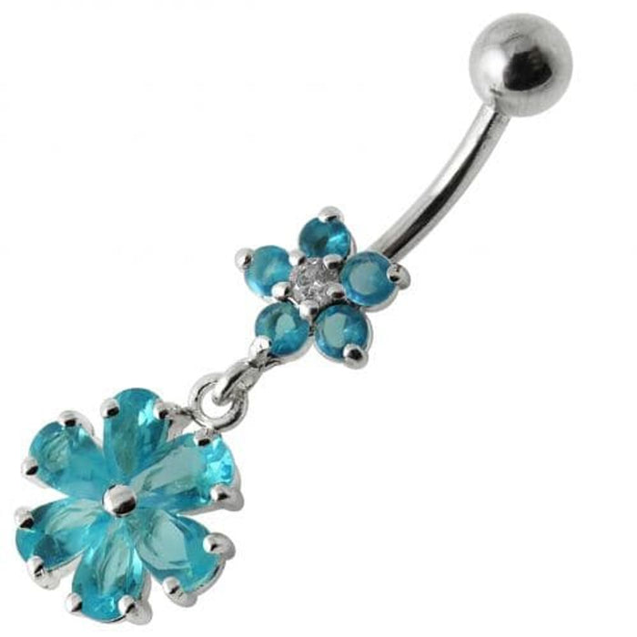 Fancy  Wheel Dangling Belly Ring Body jewelry