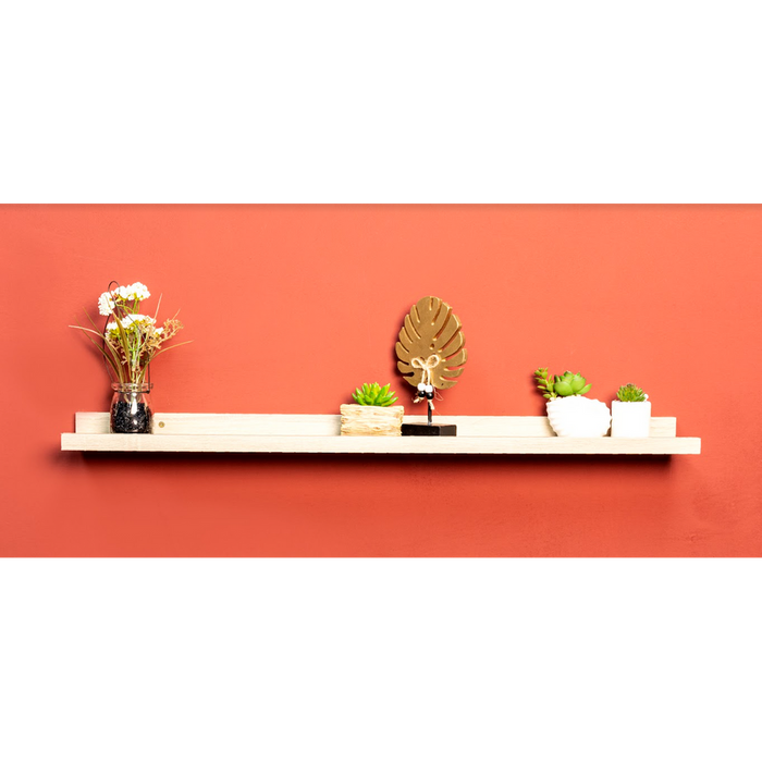 Premium OAK Floating Wall Shelf - Set of 2 | Quality MDF | 80cm | Professional Seller