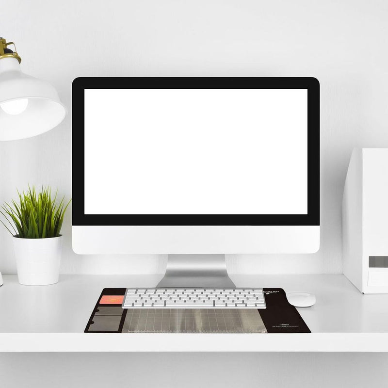 AQ Multifunctional & Eco-friendly Office Desk Mouse Mat - Brown