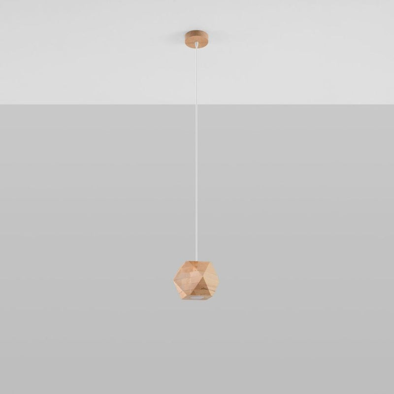 Pendant lamp wood Woody Scandinavian Design GU10
