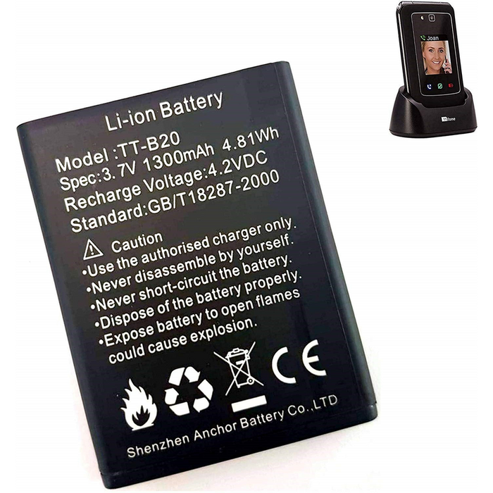 Original Battery TTB20 for TTfone Titan TT950