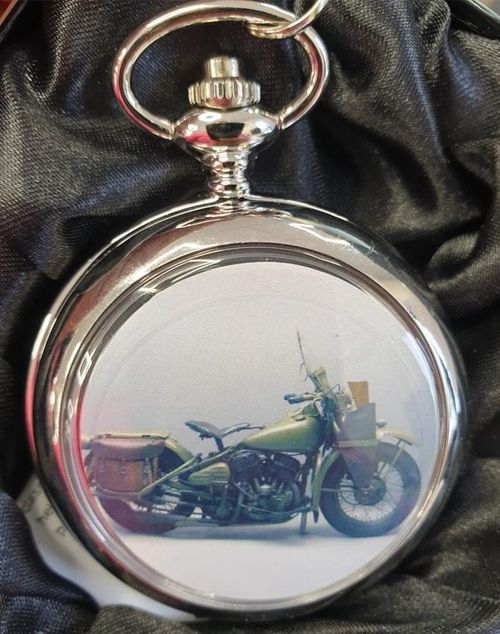 Boxx Picture Pocket watch Harley Bike P5061.46 — InStock