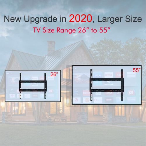 26-55" Wall Mount Bracket TV Mount TMW4040 with Sprit Bubble