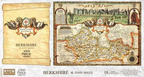 Buckinghamshire Historical Map 1000 Piece Jigsaw Puzzle (1610)