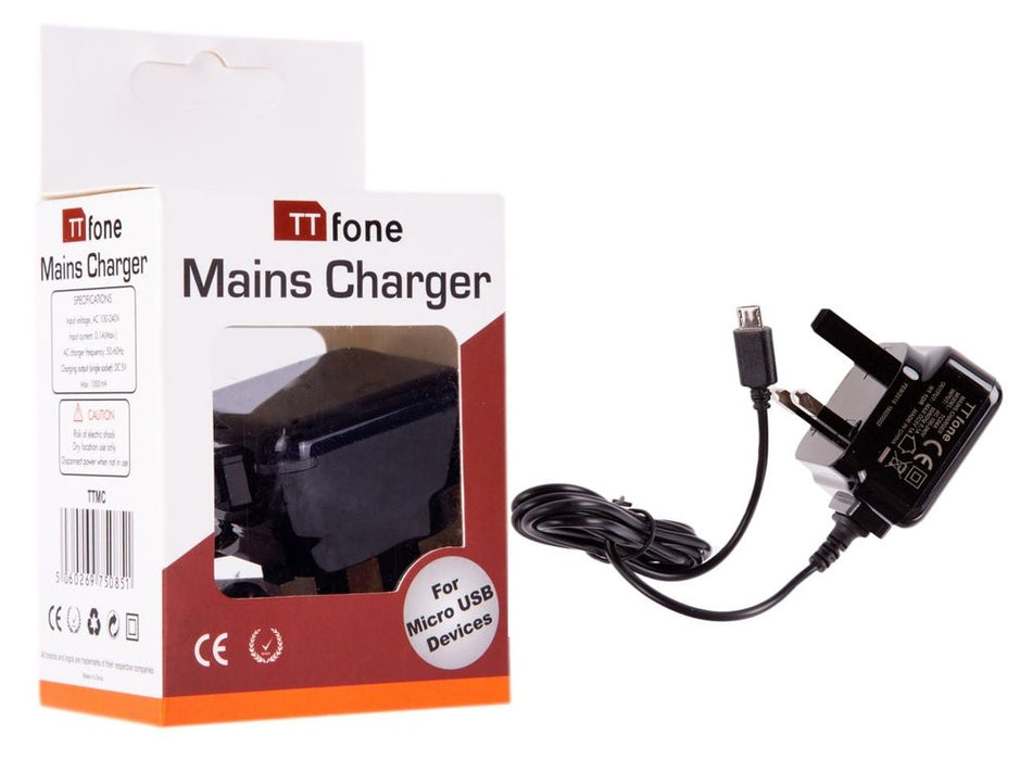 TTfone Original Micro USB Charger - For TTfone TT190 & More - High Quality