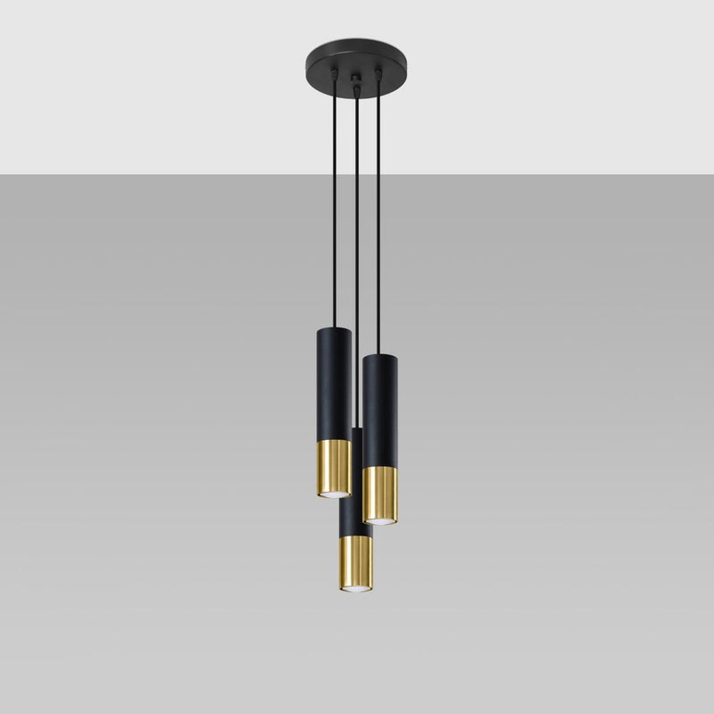 LOOPEZ Pendant Lamp - Modern Steel Design - Quality GU10 Bulb