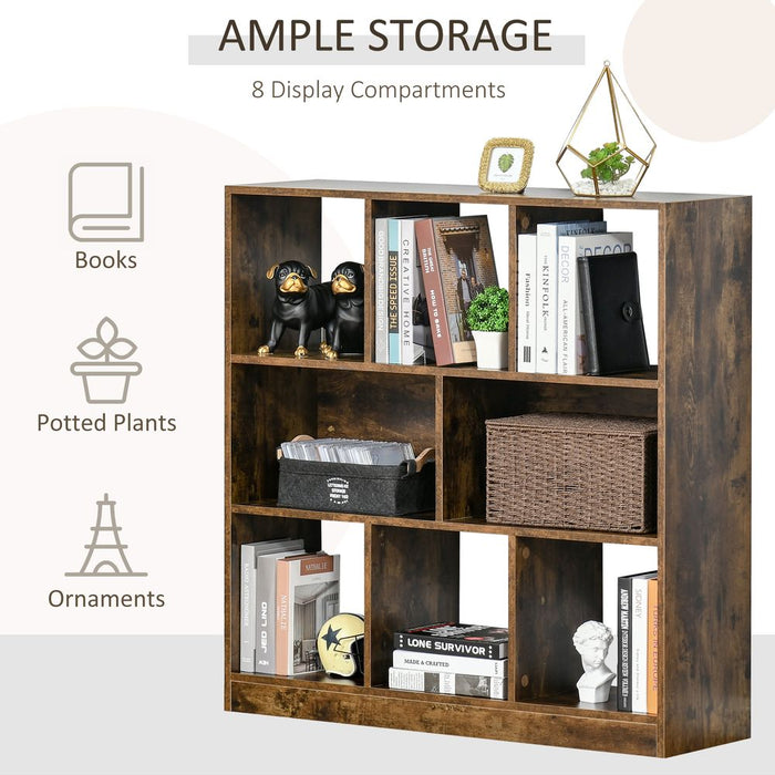 3-Tier Storage Shelf - Modern Bookcase Organizer for Office, Display Rack - High Quality