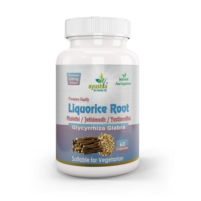 Liquorice Root Capsule (Yastimadhu - Mulethi - Jethimadh)" - World's Oldest Herbal Remedy