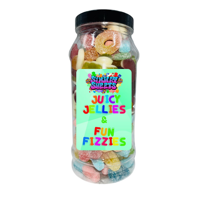 Ultimate Sweet Jar: Juicy Jellies & Fun Fizzies - Simway Sweets