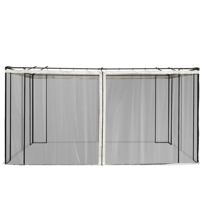 Premium Universal Gazebo Mesh Netting - High-Quality Replacement Screens - Perfect Fit for 10' x 13' Models