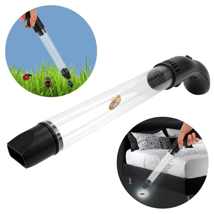 Handheld Bug Vacuum | LED Light | High-Quality | Pukkr