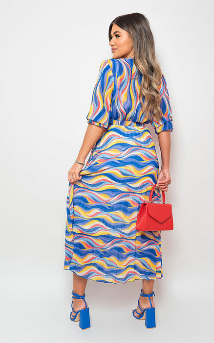 Stunning Long Sleeve Maxi Dress with Belt - High-Quality & Versatile - Perfect for Any Occasion!