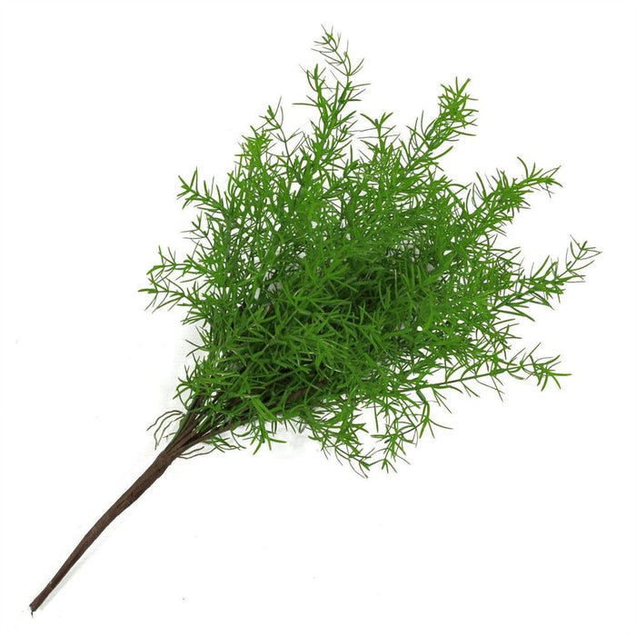 High-Quality 45cm Artificial Asparagus Fern Plant - Lifelike Replica for Low-Light Areas