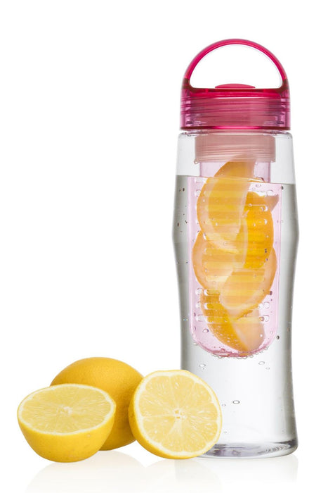 Vinsani 700ml Fruit Fuzer Infusion Infuser Water Bottle Infuser Aqua Hydration - BPA Free