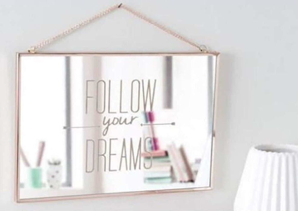 20x30x1cm Decorative Dream Mirror - High Quality, Motivational Wall Décor