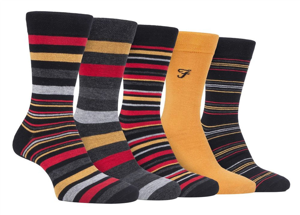 Farah - 5 Pack Bamboo Bright Socks