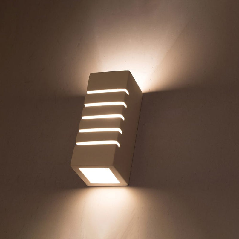 Premium Ceramic and Glass Wall Lamp - Modern Design - E27 Socket