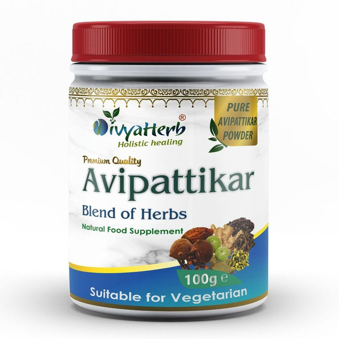 Digestive Support: Avipattikar Powder - Natural Ayurvedic Formula, Promotes Digestion & Balances Pitta Dosha, High Quality - 80g