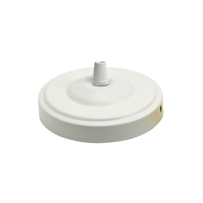 Vintage White Ceiling Rose - 108mm Diameter - High Quality Light Fitting