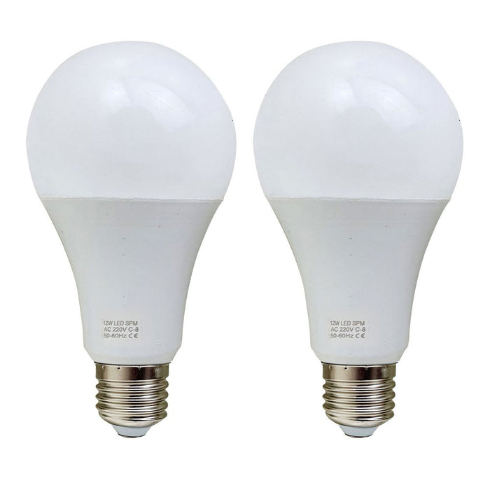 12W E27 Screw LED Light GLS bulbs, Energy Saving Edison  Cool White 6000K non dimmable lights