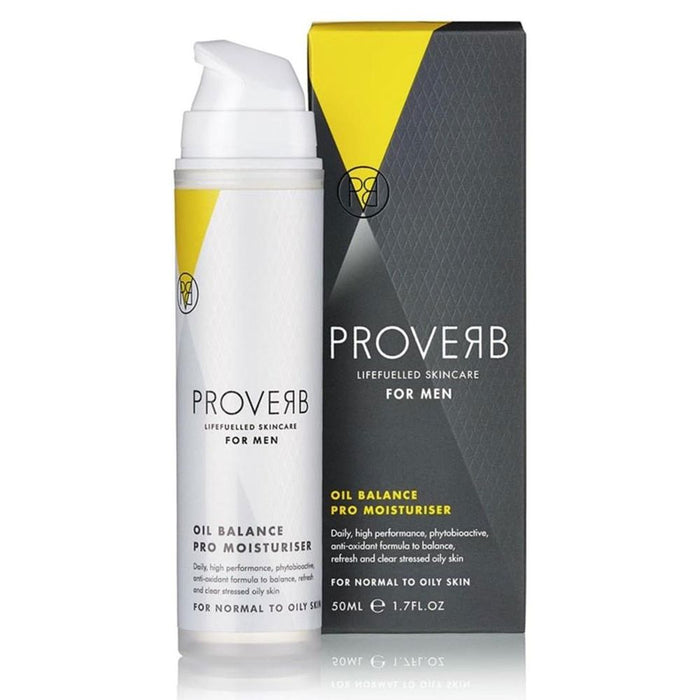 Proverb Pro Moisturiser - Skin Care Oil Balance for Men, 50ml