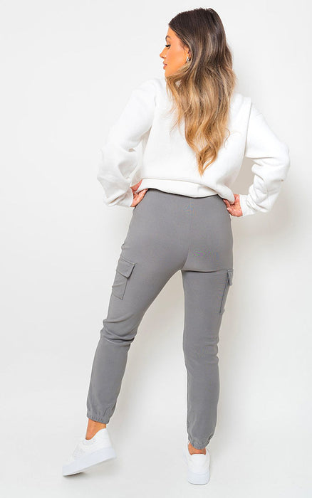 Trendy Cargo Pocket Trouser with Drawstring - High-Quality, Versatile & Fashion-Forward!