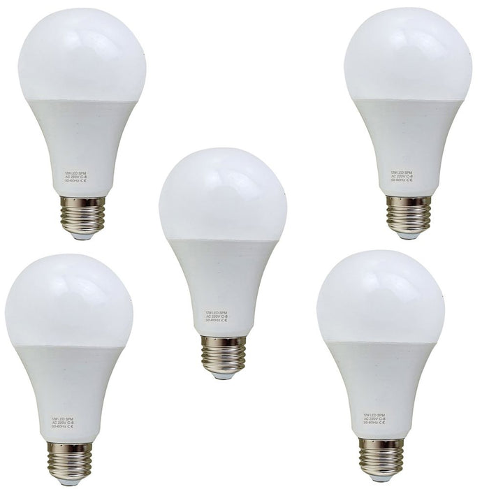 12W E27 Screw LED Light GLS bulbs, Energy Saving Edison  Cool White 6000K non dimmable lights