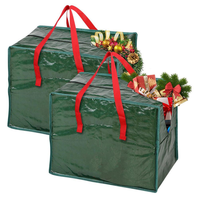 Premium Christmas Baubles & Tinsel Storage Bag - Organize & Protect Your Holiday Decorations