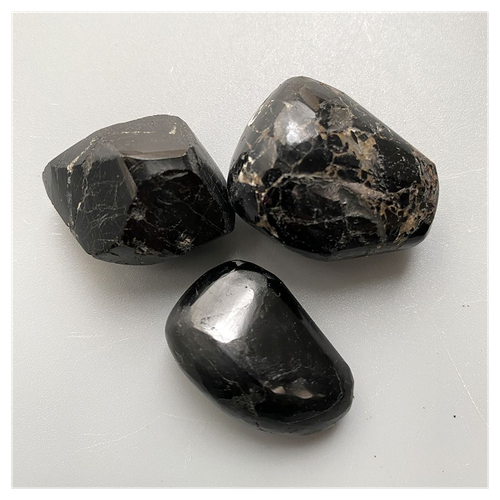 Tumbled Crystals, Pack of 6, Black Tourmaline