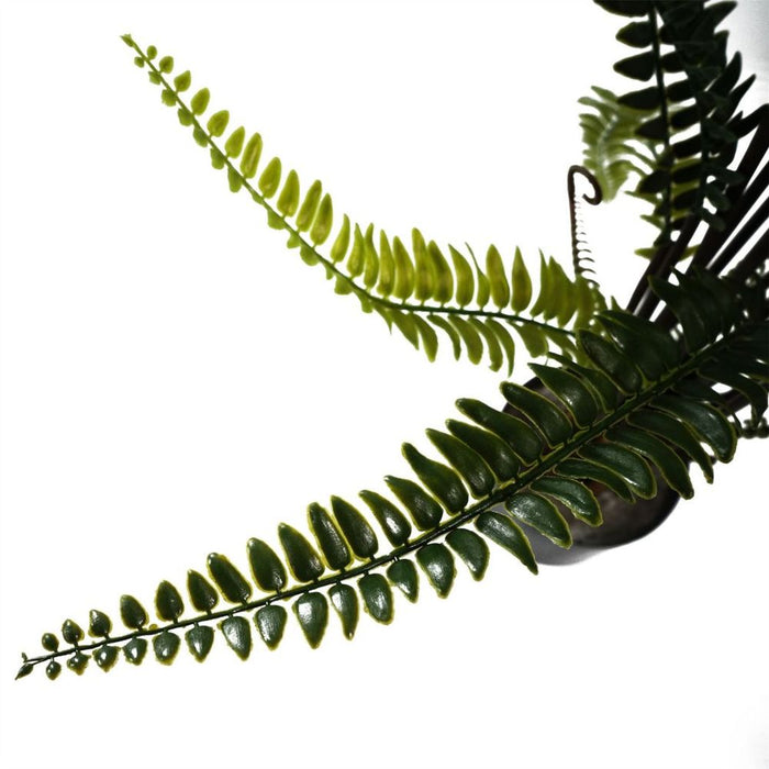 Premium 90cm UV Resistant Artificial Boston Fern: Realistic Indoor/Outdoor Plant