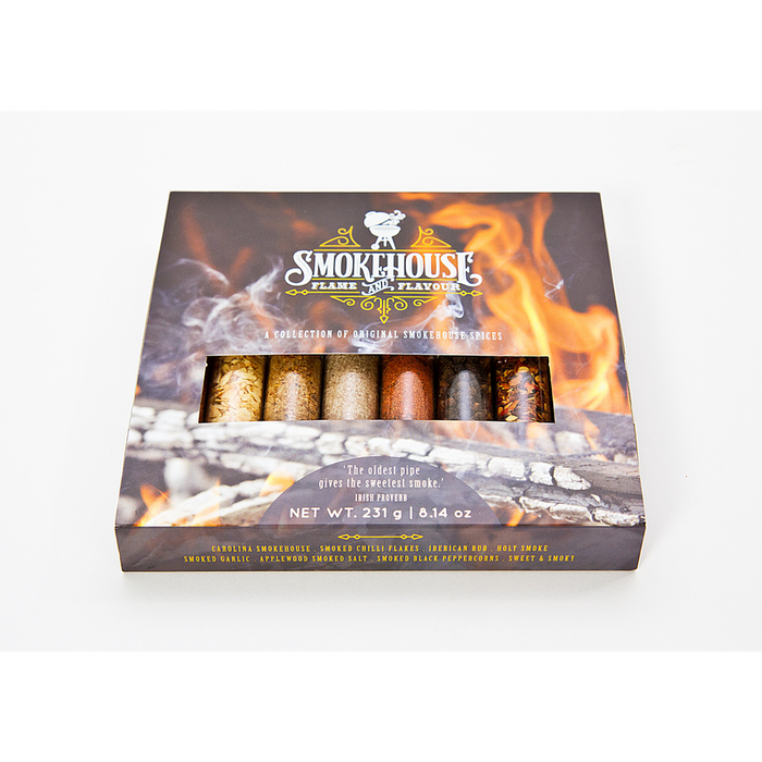 Smokehouse Flame & Flavour | Selection of 8 Smoked Spices| Authentically Smoked over Wood