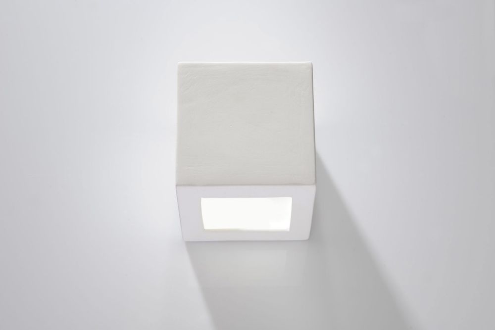 Premium Ceramic Wall Lamp - Classic Design, Paintable - LED27