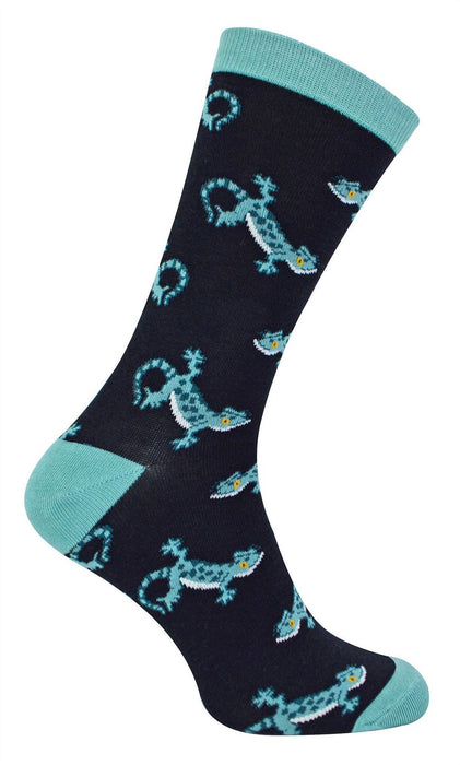 Mr Heron Animal Socks - Fun & Colorful Novelty Gift, Super Soft Bamboo, Colored Toe & Heel - 6-11 UK